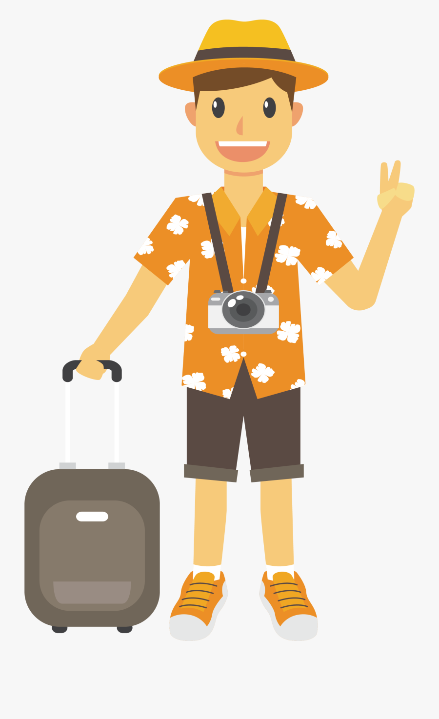 Hd Tourism Euclidean Vector Clip Art - Tourist Clipart Png, Transparent Clipart