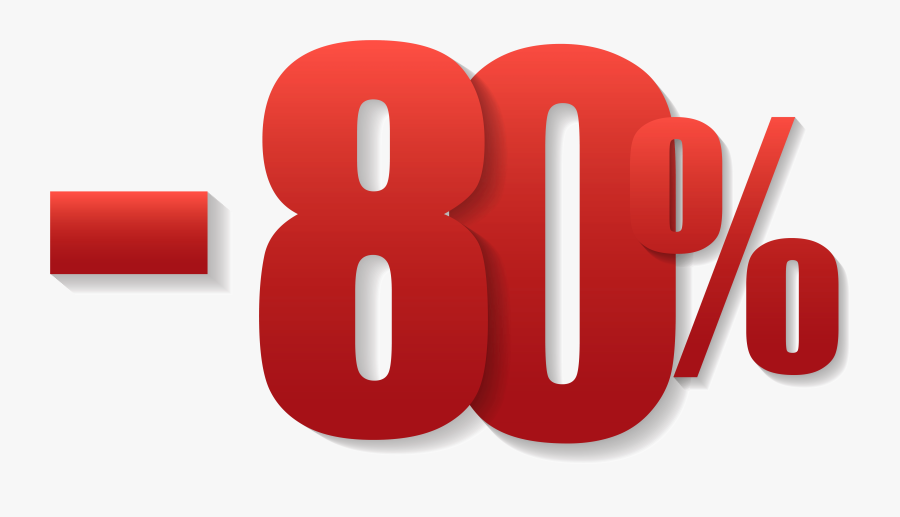 80% Off Sale Png Clipart Image - 80% Sale Png, Transparent Clipart