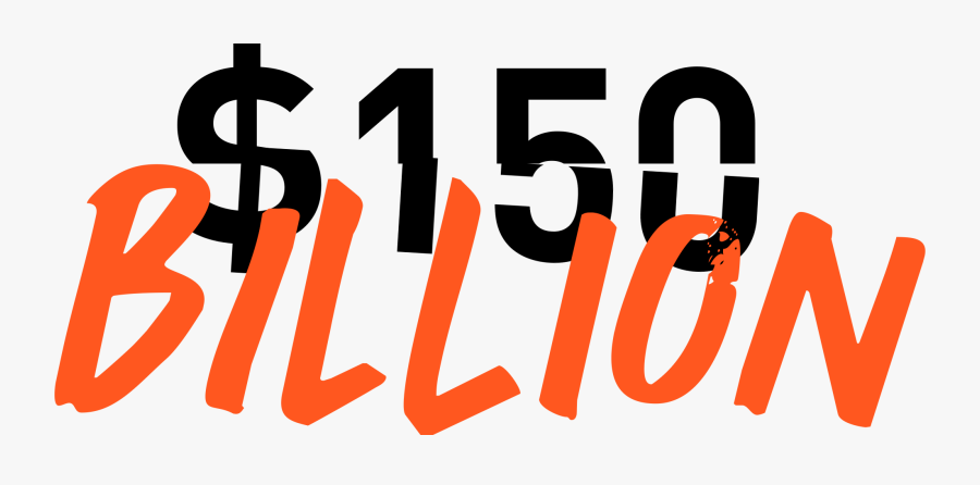 $150 Billion Human Trafficking Slavery - 150 Billion Dollars, Transparent Clipart