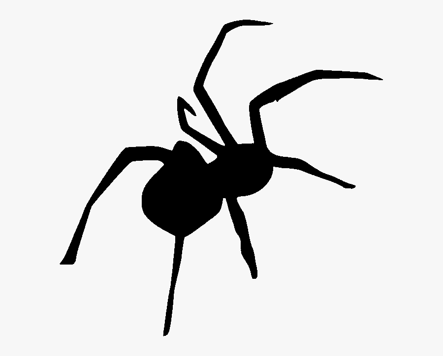 Stencil Of A Spider, Transparent Clipart