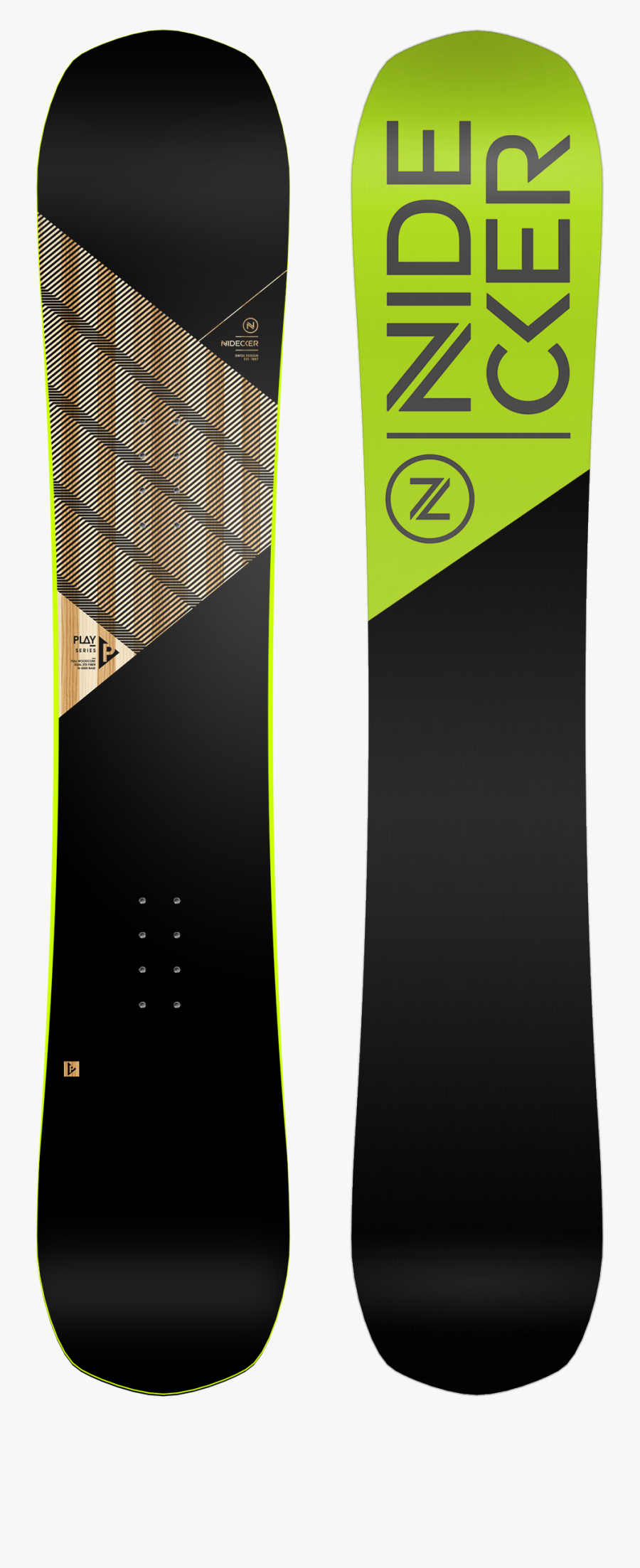 Snowboard - Nidecker Micron Prosper, Transparent Clipart