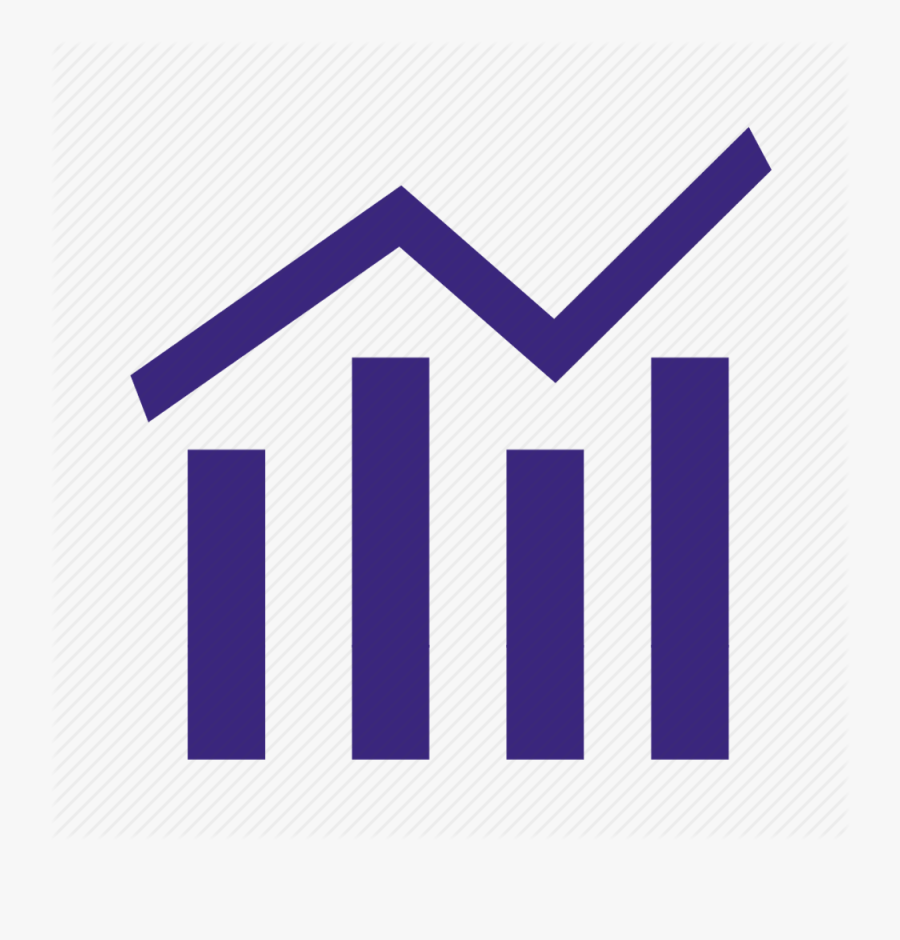 Financial Report Icon - Stock Market Graph Logo, Transparent Clipart