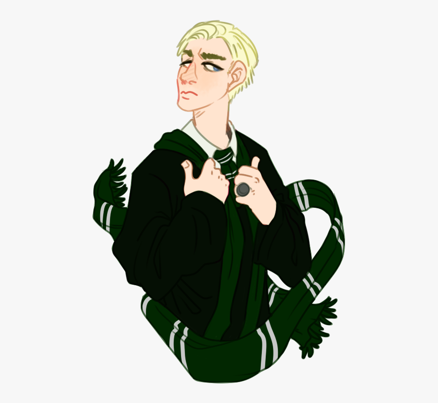 Art Trade- Draco Malfoy By Spazzan - Draco Malfoy Fan Art, Transparent Clipart