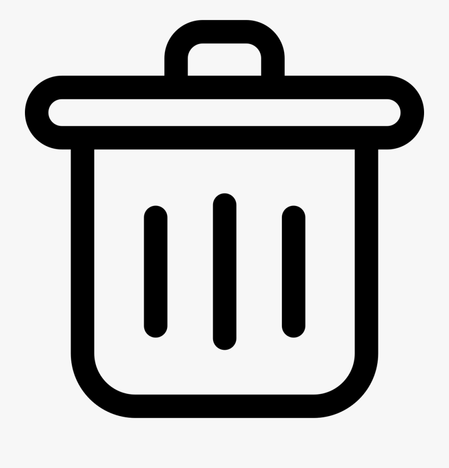 Delete, Garbage, Remove, Trash, Trash Can Icon Transparent Delete