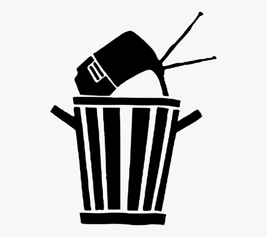 Trash Tv, Transparent Clipart