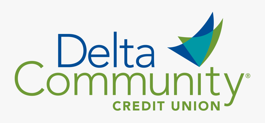 Delta Community Credit Union Logo, Transparent Clipart