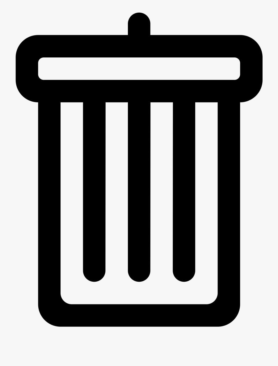 File - Octicons-trashcan - Svg - Trashcan Svg, Transparent Clipart