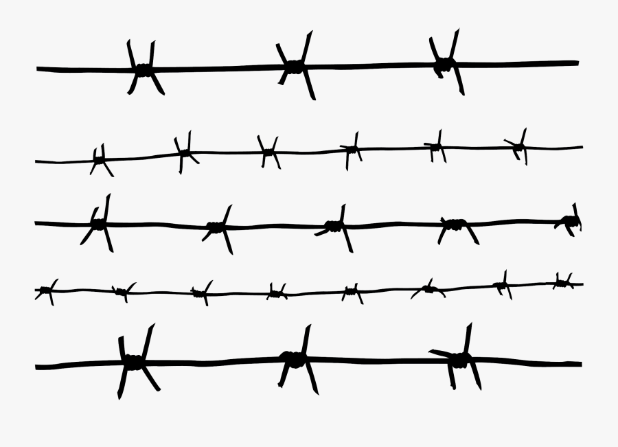 Barbwire Png - Barbed Wire Drawing Easy, Transparent Clipart