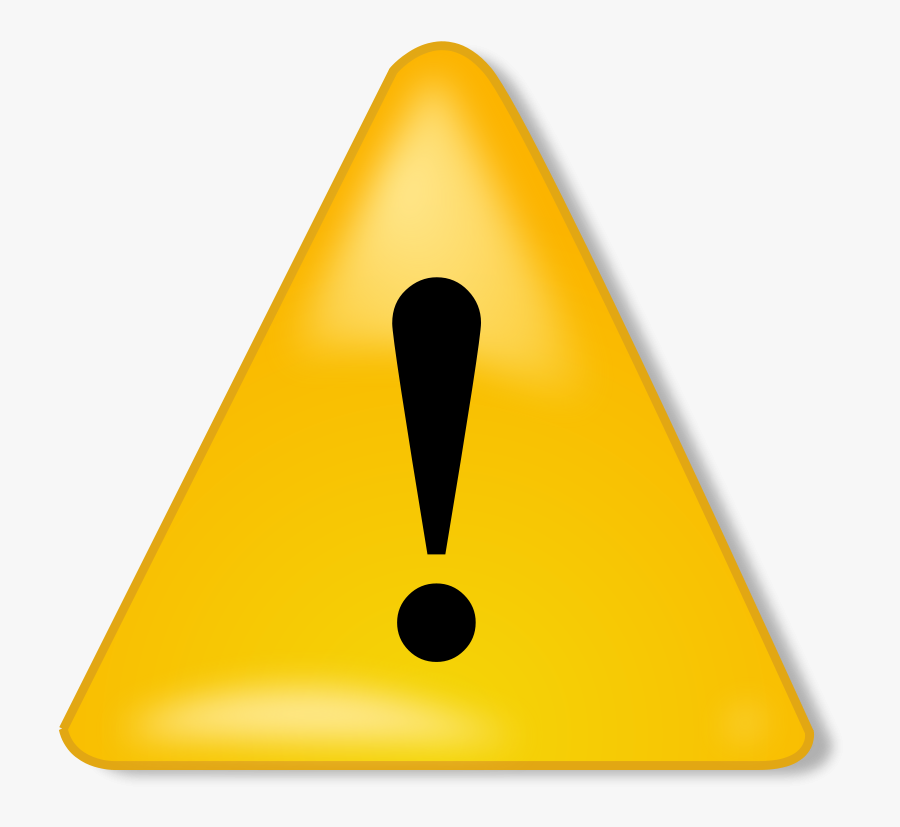 Windows Xp Warning Icon, Transparent Clipart