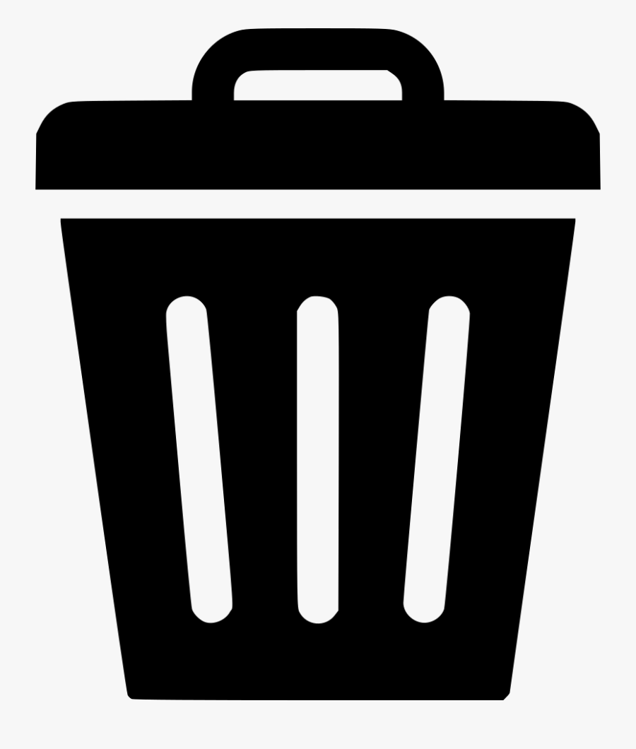 Trash Can Icon Svg, Transparent Clipart