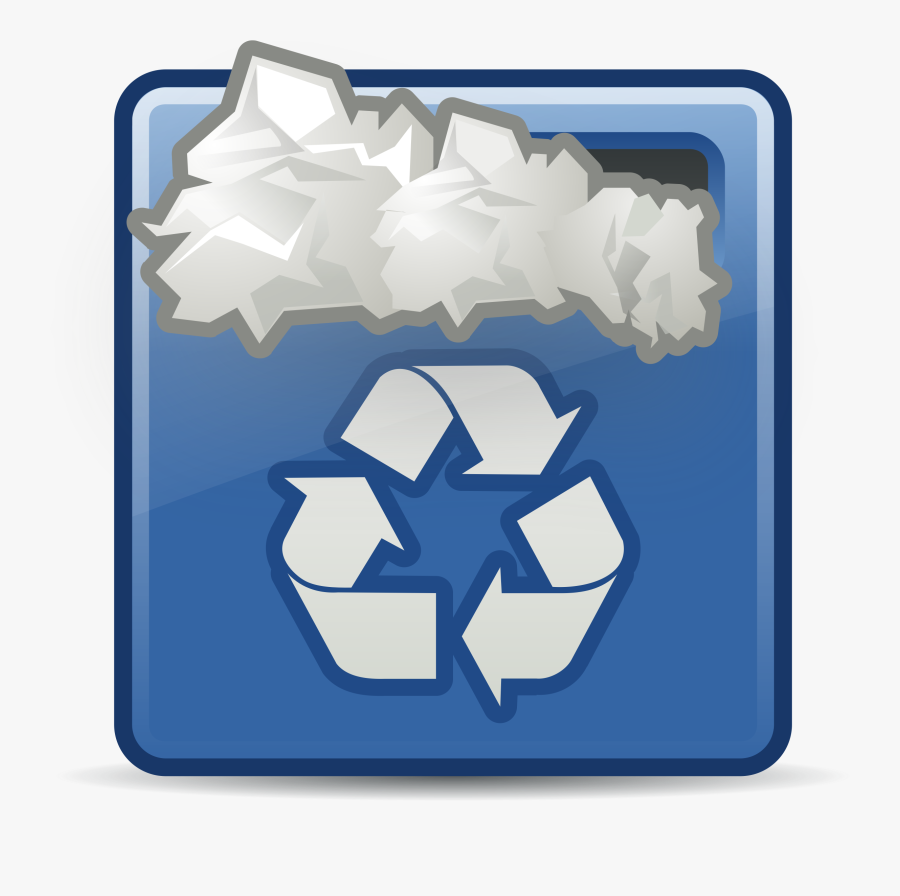 Trashcan Full - Recycling Bin Transparent Background, Transparent Clipart