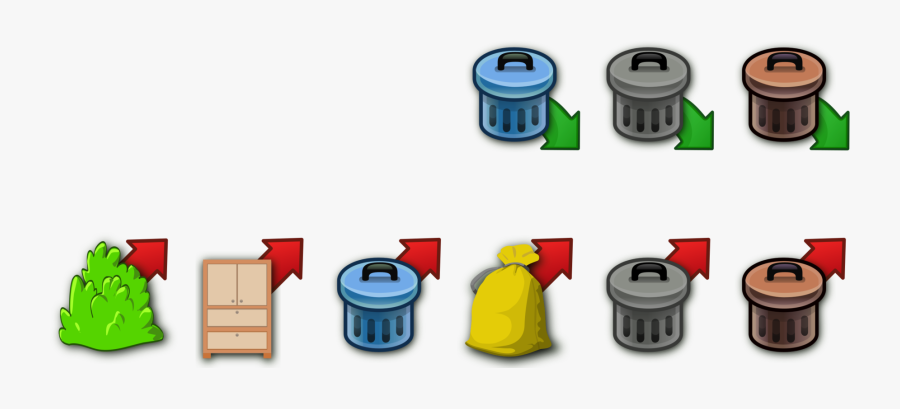 Rubbish Bins & Waste Paper Baskets Plastic Recycling - Trash Can Clip Art, Transparent Clipart