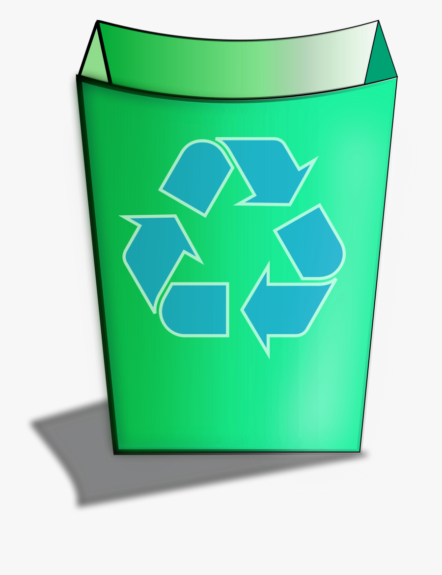 Recycling Rubbish Bins Waste - Recycle Can Clip Art, Transparent Clipart