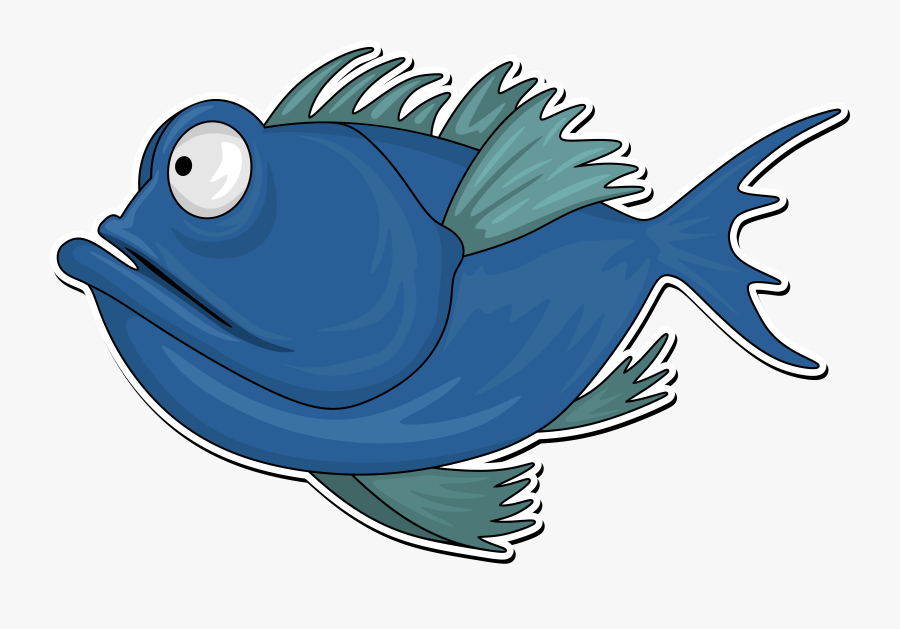 Fish Big Image Png - Cartoon Images For Fish, Transparent Clipart