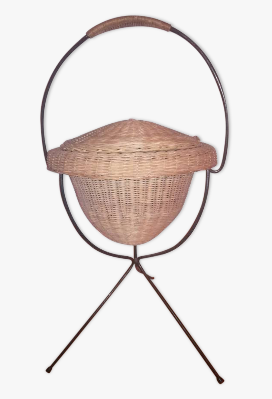 Wicker Basket Clip Art - Storage Basket, Transparent Clipart