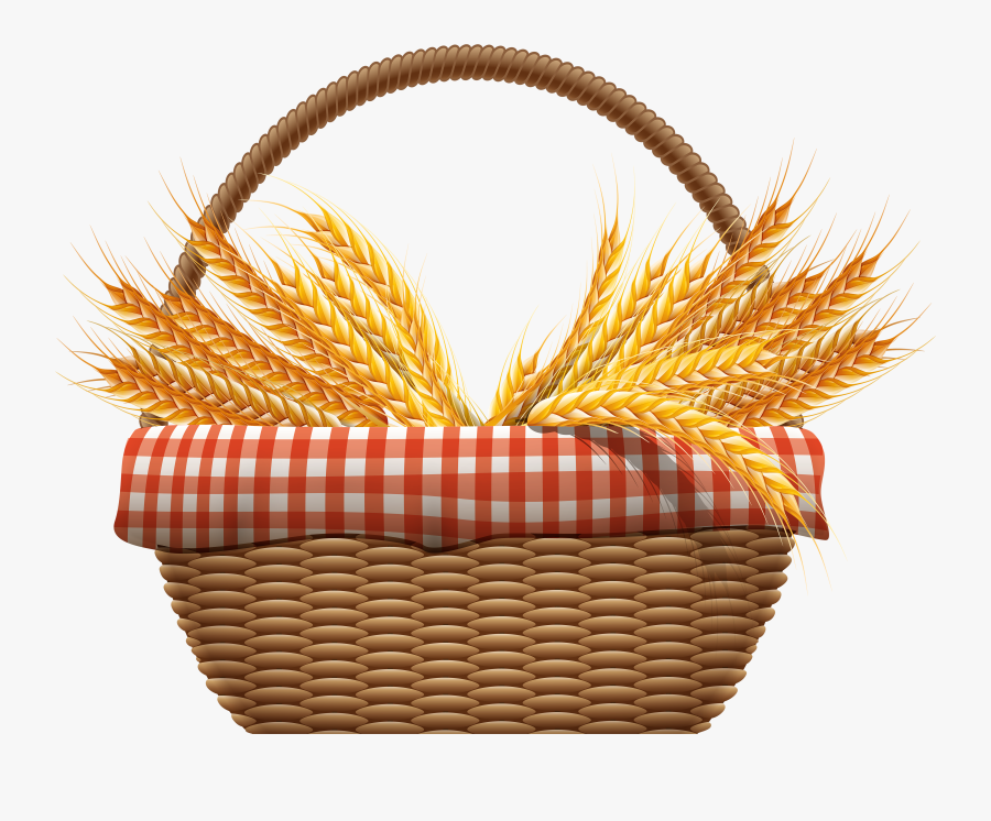 Wheat Computer File Autumn - Wheat Basket Png, Transparent Clipart