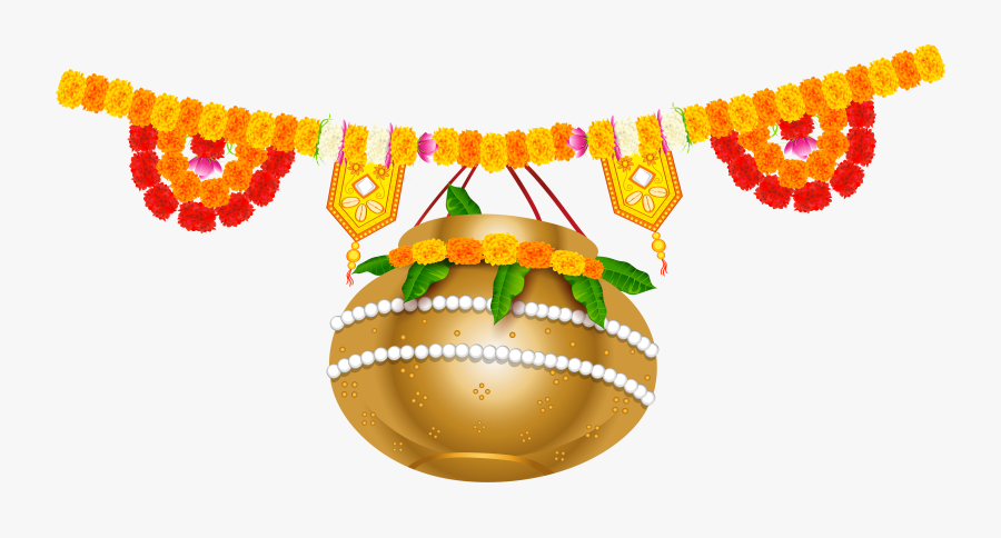 India Holiday Floral Decoration - Indian Flower Decoration Png, Transparent Clipart