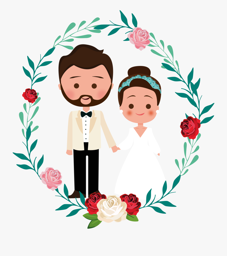 Wedding Floral Design Marriage Engagement - Wedding Vector Png, Transparent Clipart