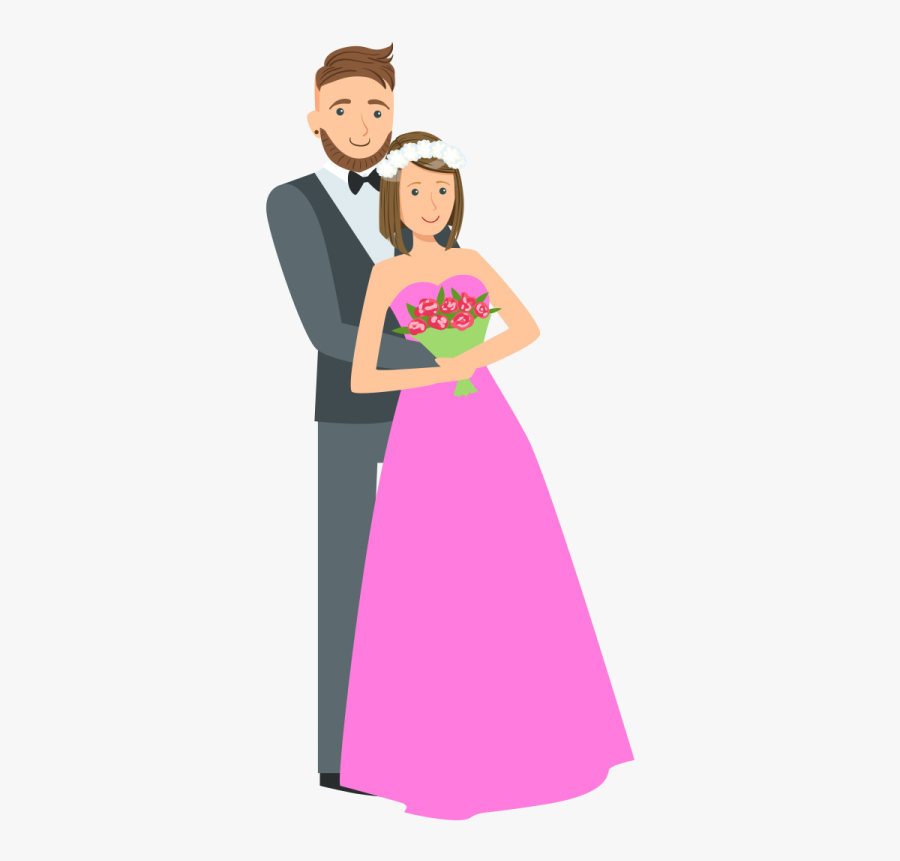 Wedding Couple Clipart Png - Clipart Png Wedding Couple Png Transparent, Transparent Clipart