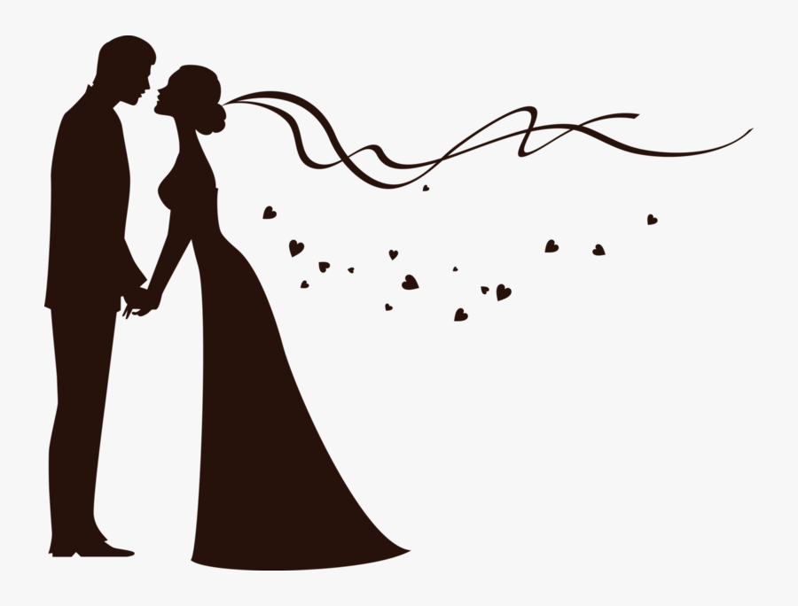 Couples - Bride And Groom Symbol, Transparent Clipart