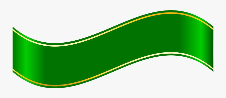 Green Banner Png Clipart Cliparts - Faixa Png Banner Verde, Transparent Clipart