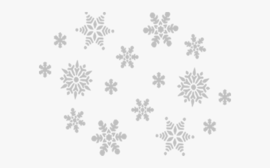 Transparent Snowing Clipart Black And White - Transparent Snow Falling Clipart, Transparent Clipart