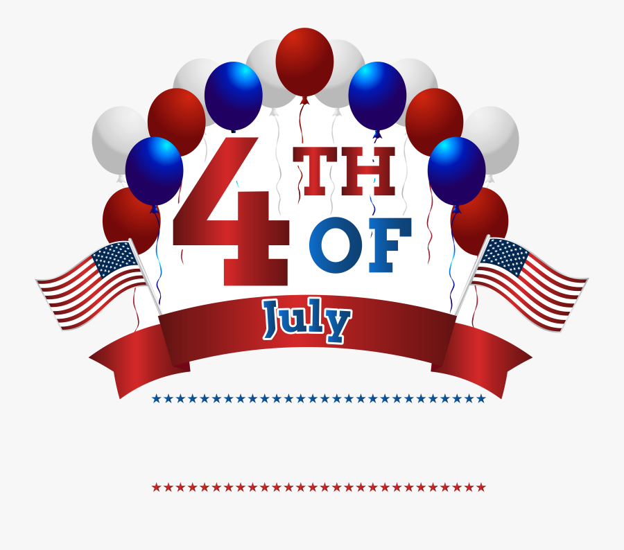 4th Of July Fourth Clipart Happy Picture Transparent, Transparent Clipart