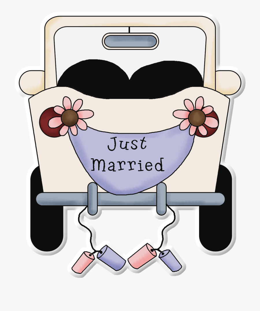 Photo By @selmabuenoaltran - Just Married Car Png, Transparent Clipart