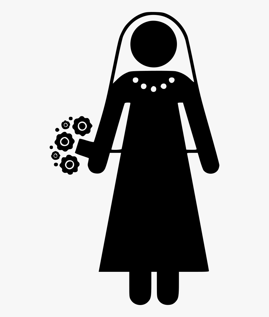 Love Wedding Couple Person - Marriage Pictogram, Transparent Clipart