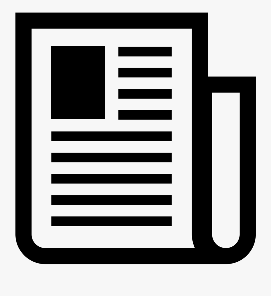 Collection Of - Newsletter Clipart Black And White, Transparent Clipart