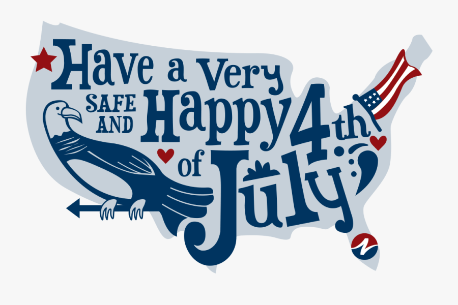 Safe Fourth Of July Artfin - Have A Happy 4th, Transparent Clipart