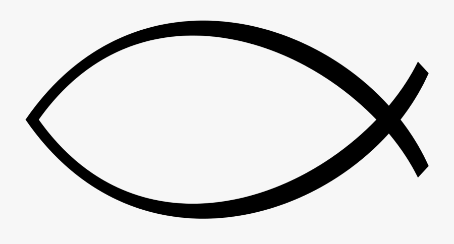 Christian Fish Symbol, Transparent Clipart