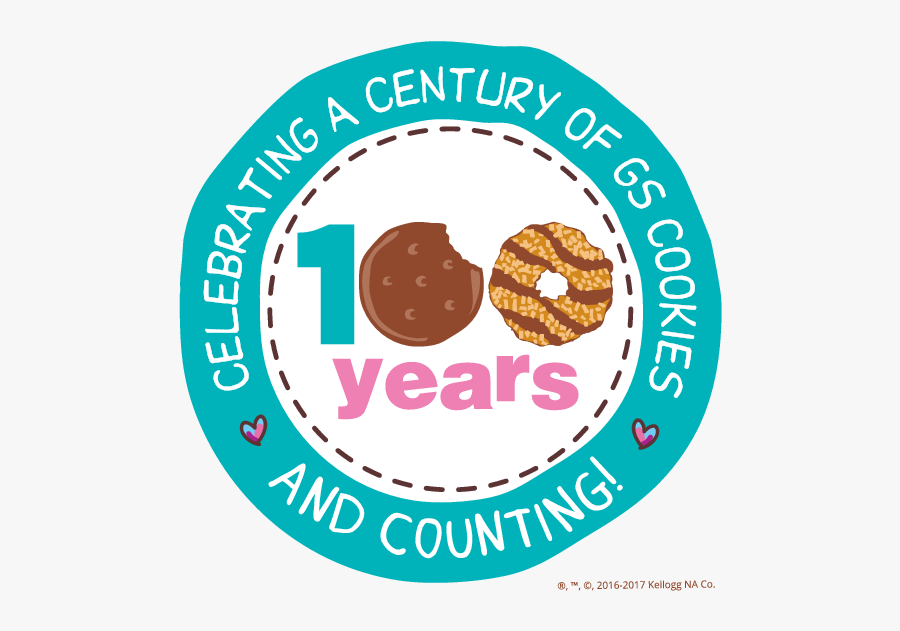 Picture - 100 Years Of Girl Scout Cookies, Transparent Clipart