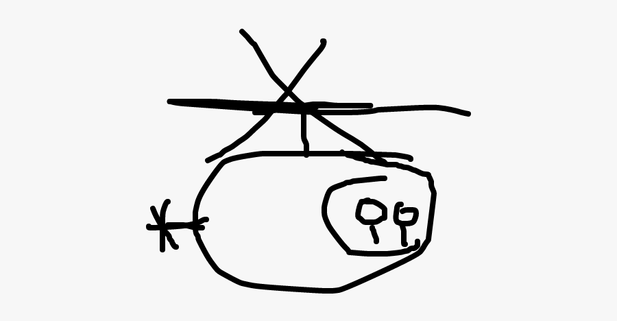 Clip Art Desenho Helicoptero - Cartoon, Transparent Clipart