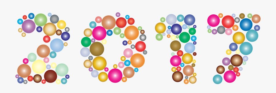 Clipart Prismatic 2017 Circles Typography 2 - 2017 Clipart Png, Transparent Clipart