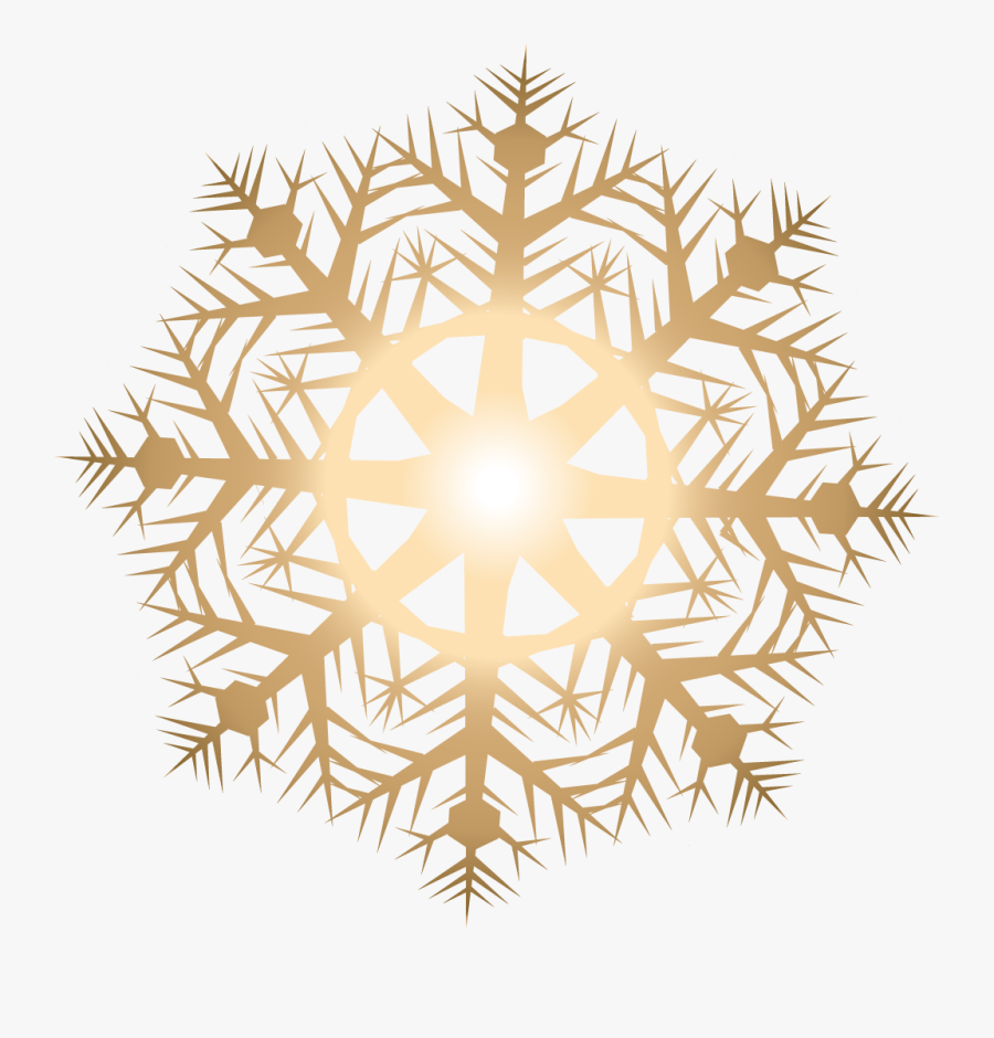Light Snowflake - Circle, Transparent Clipart