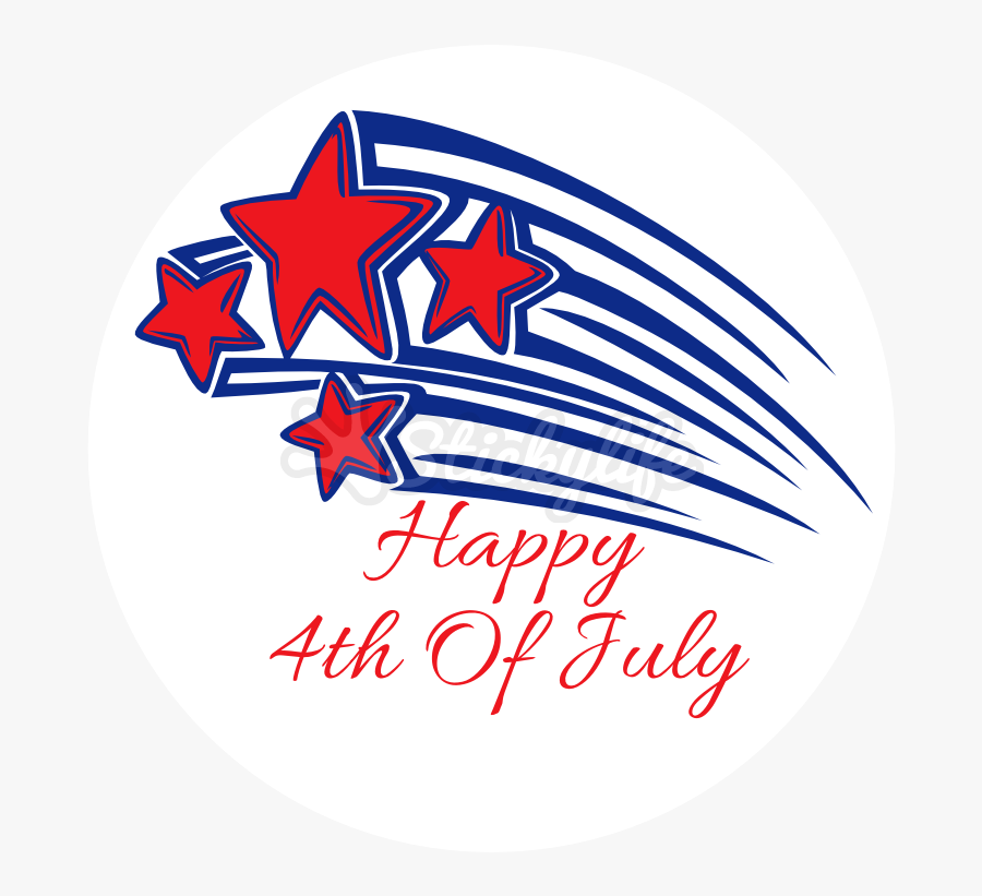 Fourth Of July Static Cling - Fourth Of July Graphics, Transparent Clipart