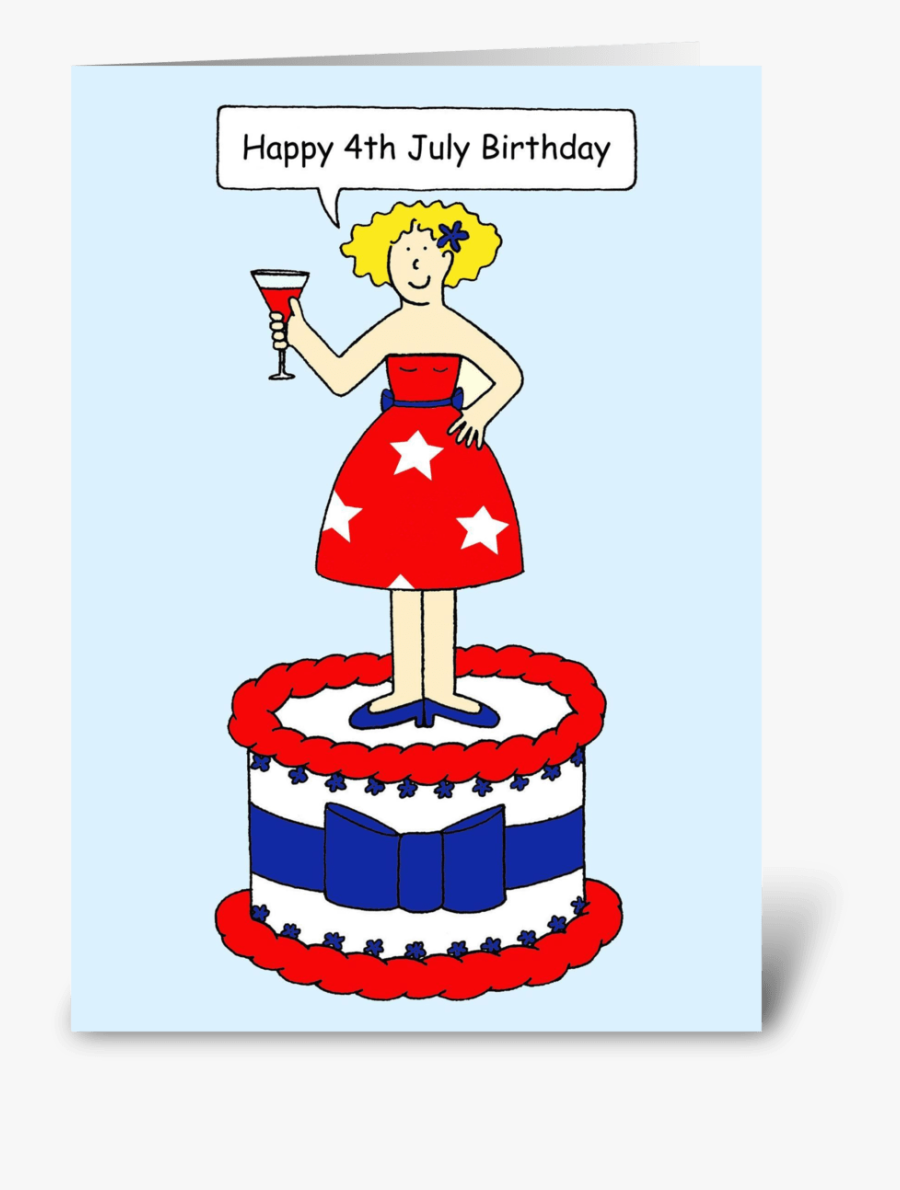 Clip Art Happy 4th Birthday Images - Happy 4th Of July Birthday, Transparent Clipart
