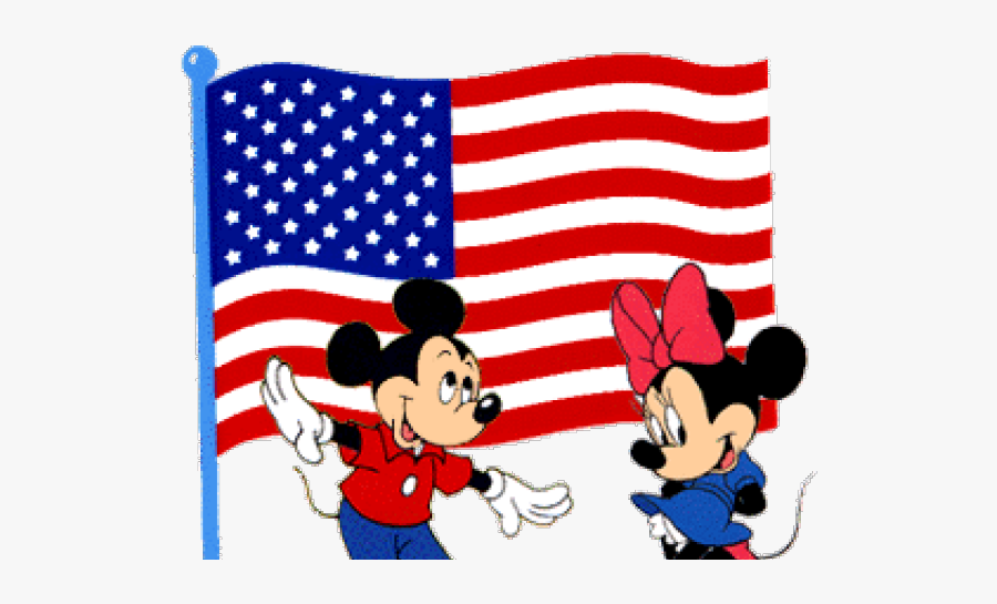 Mickey And Minnie 4th Of July, Transparent Clipart