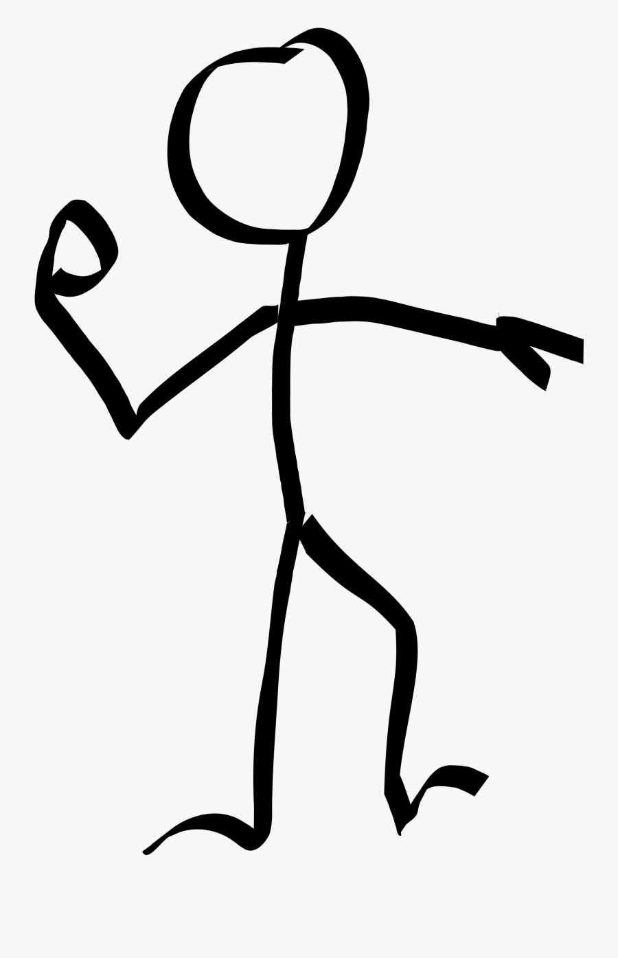 Thumb Image - Stick Figure Transparent Background, Transparent Clipart