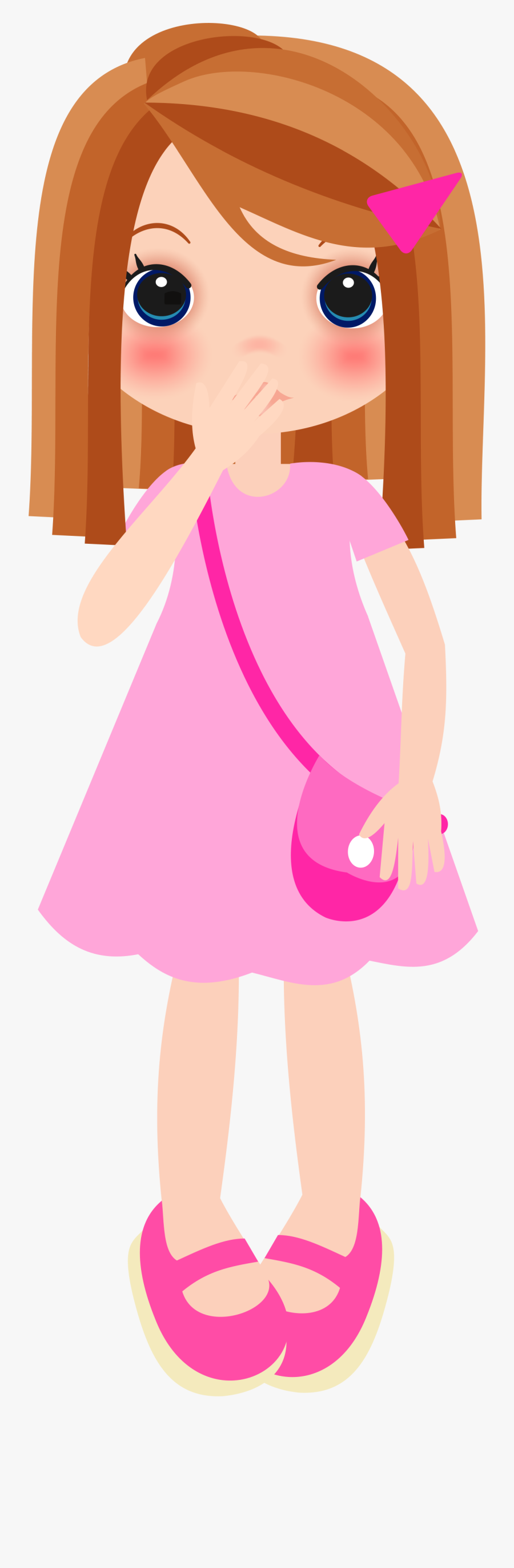 Girl In Blue Dress Clipart Png, Transparent Clipart