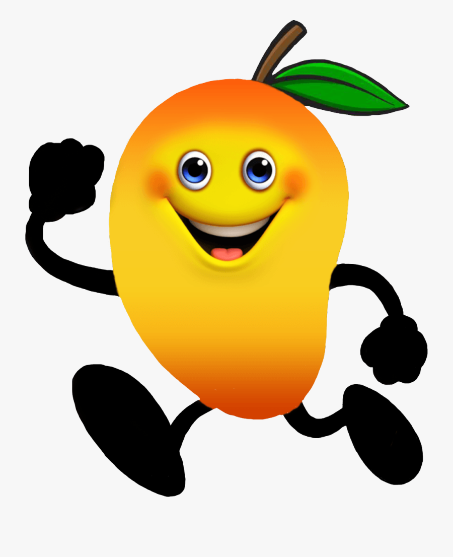 Mango Clipart Animated - Cartoon Mango Transparent Background, Transparent Clipart