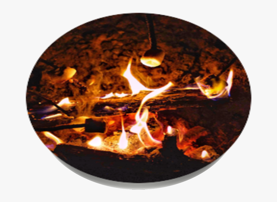 Smores By The Fire, - Flame, Transparent Clipart
