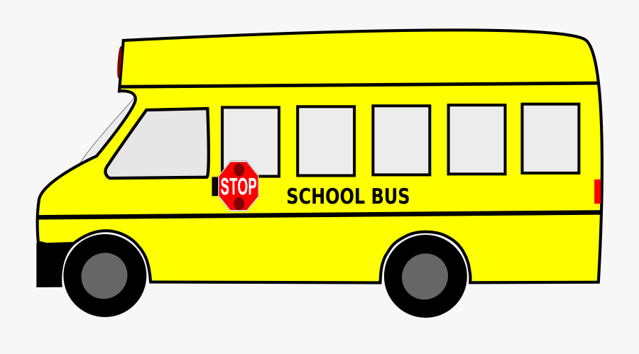 Clipart Moving School Bus Animated Svg Clipart Free - Yellow School Bus Clipart, Transparent Clipart