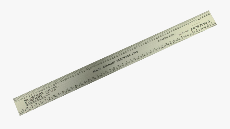 Ruler - Steel Rule No Background, Transparent Clipart