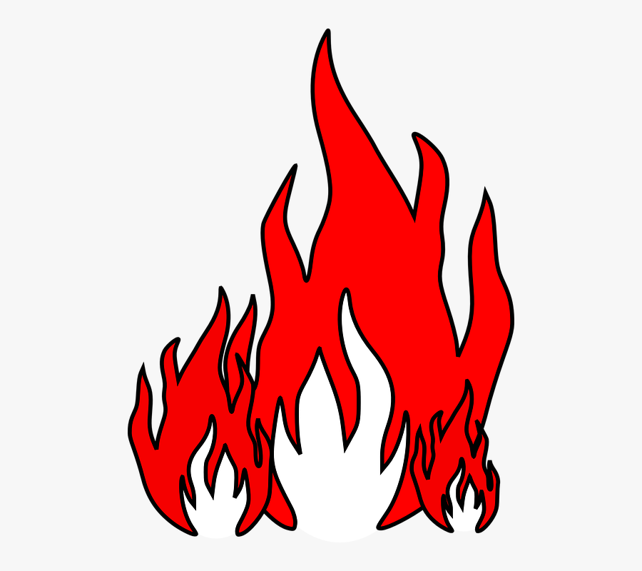Clip Art Flames Graphic - Fire Clip Art, Transparent Clipart
