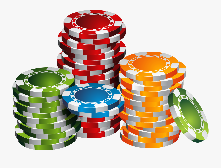 Transparent Background Casino Chips Vector, Transparent Clipart
