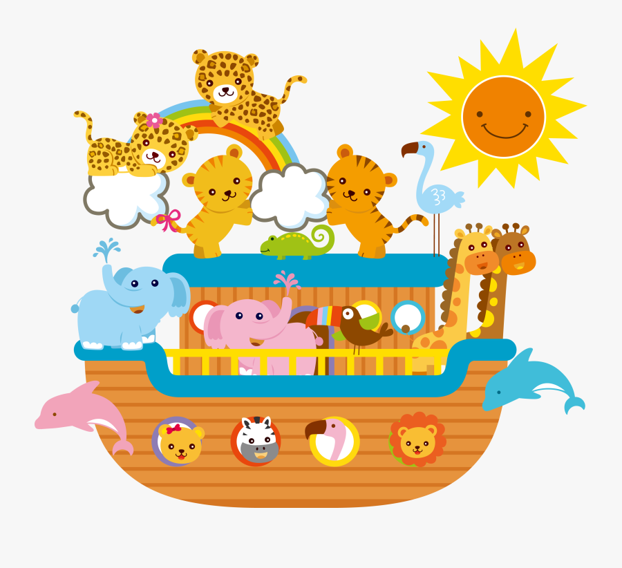 Pin By Marina - Cute Noah's Ark Cartoon, Transparent Clipart