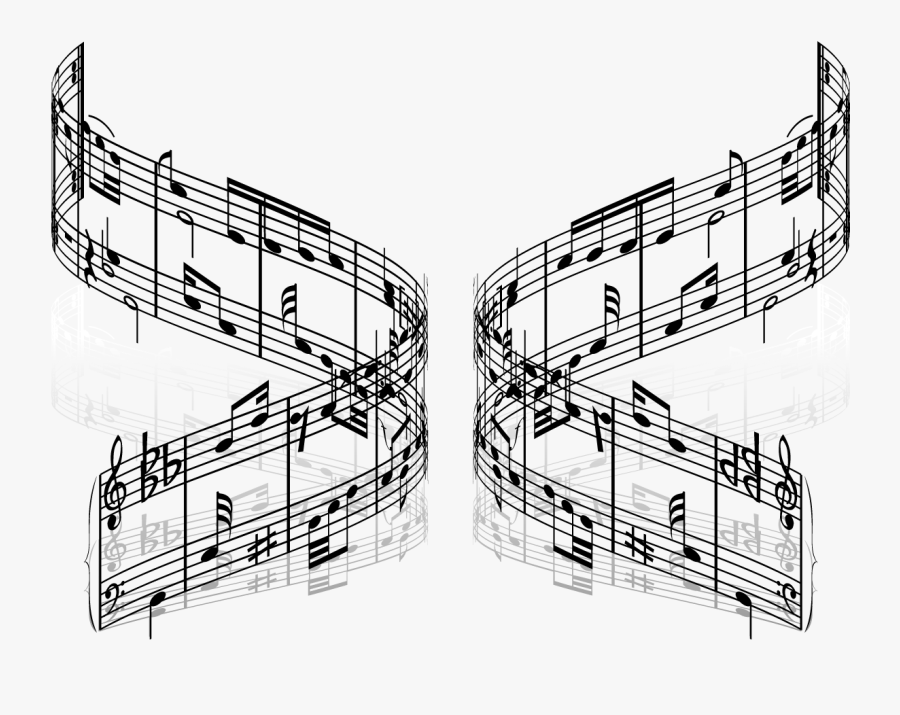 Musical Note Staff Clef - Music, Transparent Clipart