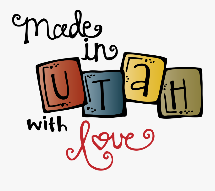 Utah Pioneers Wordart, Transparent Clipart